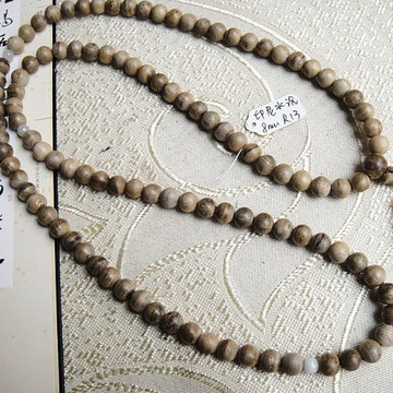 印尼沉香佛珠 加尼曼丹老料甜涼芳香108顆8mm沉香念珠項鏈R13