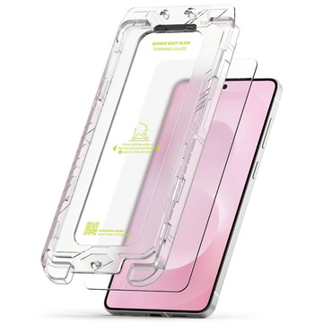 Ringke Easy Slide Glass 適用於 Galaxy S25 Edge 鋼化玻璃屏幕保護膜的