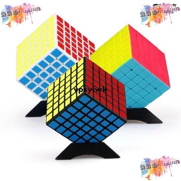 熱賣促銷??新品上新品奇藝魔方格 啟帆S 6六階 實色 無貼紙 魔術方塊 高階 速解 6X6X6 魔方