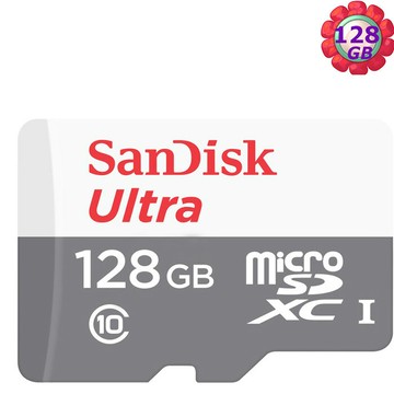 SanDisk 128GB 128G microSDXC【100MB/s 灰】Ultra microSD micro SD SDXC UHS UHS-I Class 10 C10  SDSQUNR-128G 記憶卡 手機記憶卡｜APP賺6%點數回饋