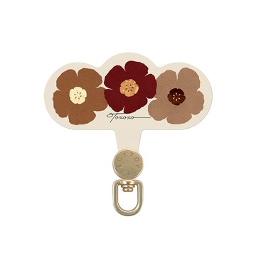 【TOXOXO】質感設計｜花間絮語：旋轉手機掛片/夾片