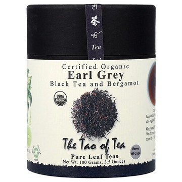 The Tao of Tea, 認可有機紅茶和弗手柑，格雷伯爵茶，3.5 盎司（100 克）