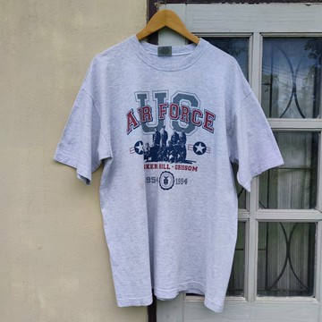 復古 90 年代美國空軍 Bunkers Hill Grissom T 恤