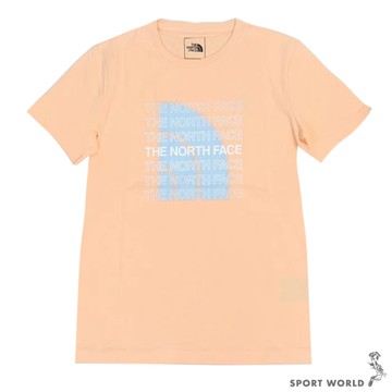 The North Face 北臉 女裝 短袖上衣 純棉 橘【運動世界】NF0A86RW3R8