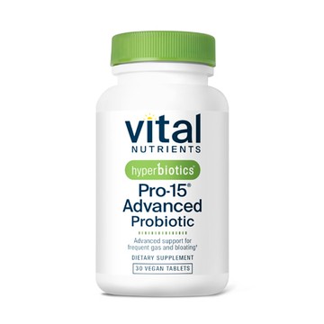 Hyperbiotics PRO-15 Advanced Strength 15 billion CFU - 30 Time Release Tablets
