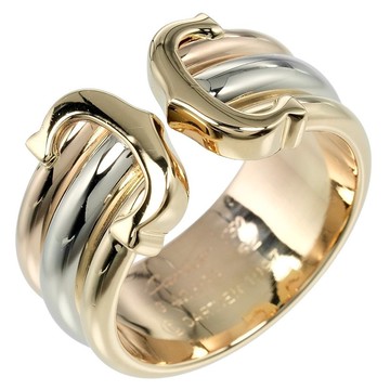 【日本直送】蒂芙尼 2C 戒指 13號 18K黃金 YG PG WG 約8.3g TIFFANY&Co.【中古】A級