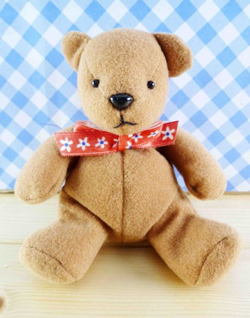 【震撼精品百貨】日本精品百貨 絨毛玩偶-熊絨毛-深咖啡紅 震撼日式精品百貨