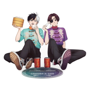 防風少年 30CM壓克力立牌(雙人) A款 櫻+蘇枋