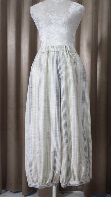 Loom & Leaf - 手捻棉手工編織褲