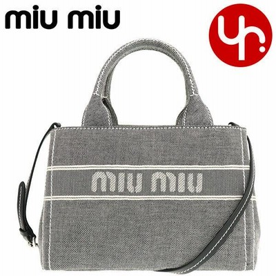 ミュウミュウ miumiu バッグ トートバッグ 5BA219 2DPL OLO ネロ