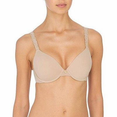 Natori ネイトリ レディース 女性用 ファッション 下着 ブラジャー Pure Luxe Contour Underwire 732080 - Cafe