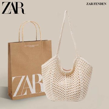 可比豆原創韓風編織袋休閑鏤空鉤織包女慵懶風單肩海邊度假沙灘包