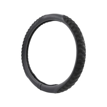 ANBORTEH 安伯特 超纖透氣方向盤套 豆豆先生  黑色  M(37~39cm)