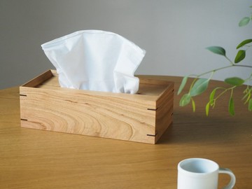 木製衛生紙盒 國產櫻花木