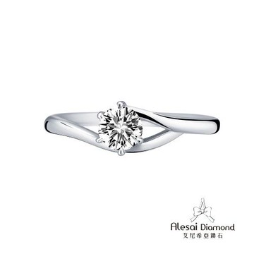 Alesai 艾尼希亞鑽石 50分 D/VVS1 鑽戒 3EX車工 培育鑽石