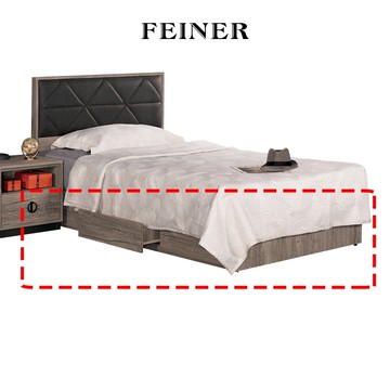 【H&D東稻家居】3.5尺抽屜式床底(TCM-06739)