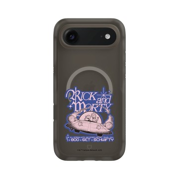 iPhone Air AirX 本質黑 - 瑞克和莫蒂 Rick and Morty - 瑞克和莫蒂-太空船熱線