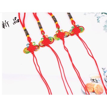 中國結吊飾半成品/ 錦綸燈籠中國結小中國結Diy配件/生日禮物