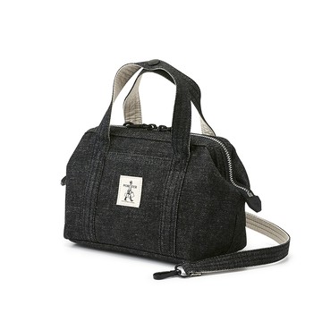 【PORTER INTERNATIONAL】自由丹寧 NIMES系列 手提包(S)(黑色)
