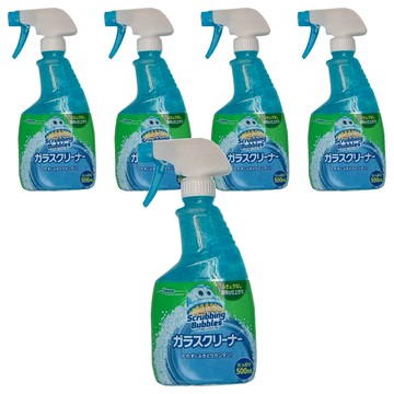 SC Johnson 莊臣 Scrubbing Bubbles 玻璃清潔噴霧  500ml  5瓶