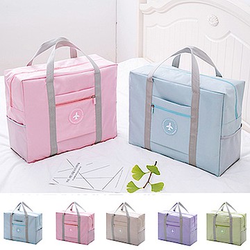 QHL酷奇 糖果色大容量旅行折疊收納袋(5色)