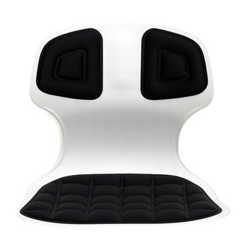 LUNAR 柔軟姿勢椅 黑色 PP塑膠 高密度海綿  1個