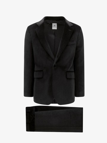 Velvet suit with les enfants du paradis internal tag - PT TORINO - gender_Man