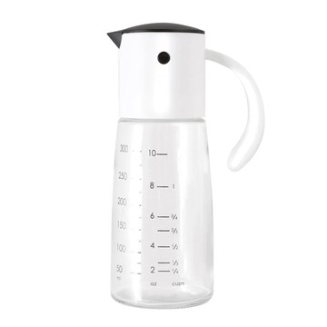 Quasi 波里尼自動開蓋油壺 白 300ml  1入