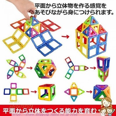 マグネットブロック 磁石 おもちゃ マグフォーマー ブロック 知育玩具 出産祝い 5歳 立体パズル 4歳 女の子 7歳 男の子 マグネット3歳 創造力 6歳 積み木 通販 Lineポイント最大get Lineショッピング