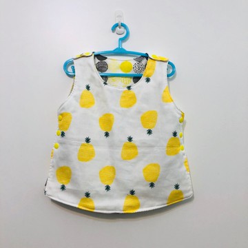 可愛大鳳梨背心式防踢背心  彌月禮