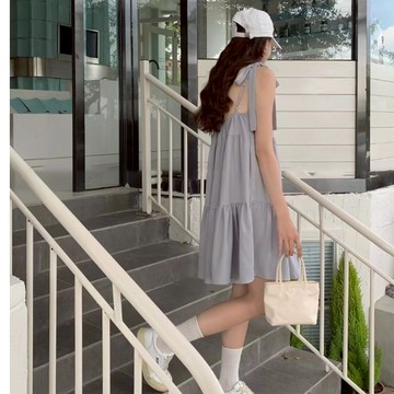 2款多色現貨秒出♥️【JinG】YIFAN*浪漫元氣細肩蛋糕短洋♥️短洋裝 傘裙 連身裙 短裙 蛋糕裙