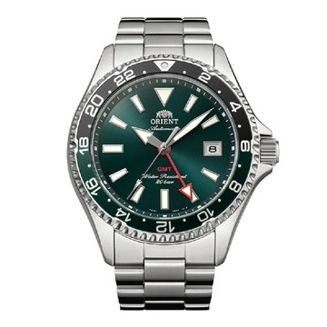 ORIENT 東方錶 RA-BC0002E Mako GMT系列 潛水機械腕錶 綠面 42.8mm｜樂天領券現折★全館特惠中★指定刷卡回饋10%