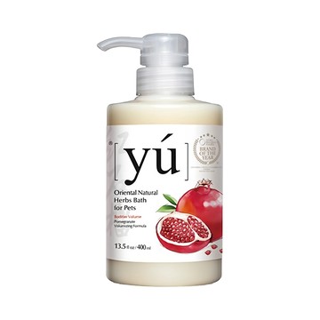 yu 東方森草 寵物 犬貓 沐浴乳 紅石榴豐盈  400ml  1瓶