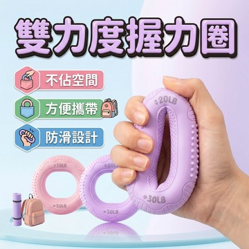 【現貨速發🔥加厚握感】矽膠握力器 雙力度握力器 握力圈 防滑矽膠握力圈 握力球 握力器 握力環