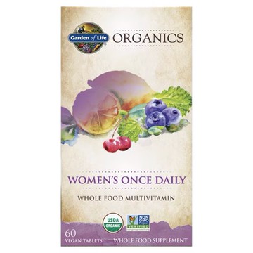 Garden of Life Mykind Organics Women's Once Daily Multivitamin 60 Vegan Tablets
