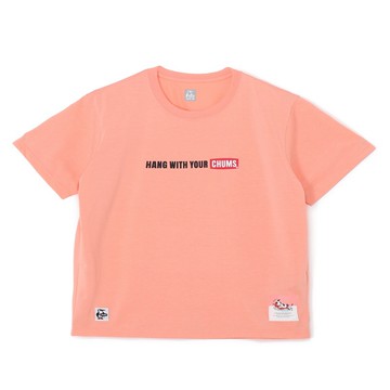 CHUMS 男女款 HWYC History Dry T-Shirt短袖上衣 粉紅色_CH012538R018