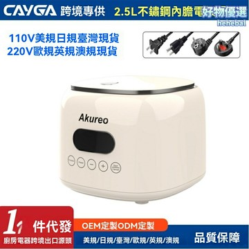 【智能多功能】電飯煲 臺灣電飯煲 110V電壓 不鏽鋼內膽 智能預約 美國日本適用 家用煮飯鍋 多功能濾籃