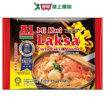 A1咖哩叻沙風味麵115g【愛買】