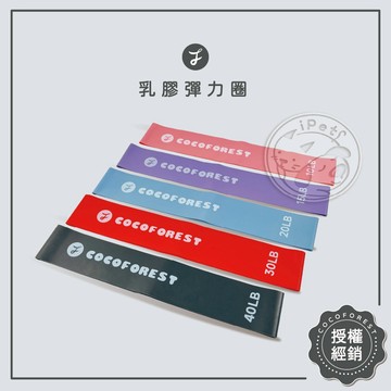 【汪喵派對】可可森瑜珈 乳膠彈力圈 翹臀圈 10-40磅 彈力圈 瑜珈彈力圈 瑜伽拉力帶 COCOFOREST 拉力帶