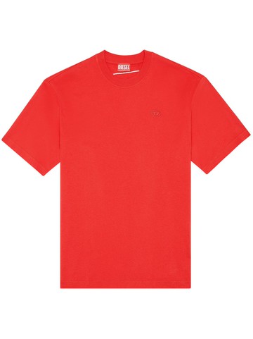 Diesel - T-Boggy-Megoval-D cotton T-shirt - men - Cotton - M - Red