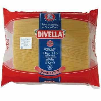 軽食品関連 DIVELLA　ディヴエッラ　パスタ　ヴェルミチェッリ　5kg　3袋セット　606-157