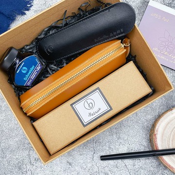 【客製化_畢業禮物】贈刻字_品初_幸福時光鋼筆禮盒+筆袋
