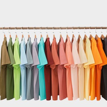 美式咔嘰重磅250g純棉短袖t恤男女基礎款全棉純色無縫打底白色TEE