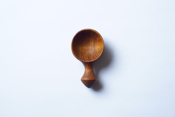 木質調味勺，柚木