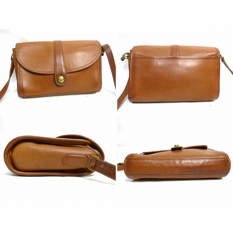 オールドコーチ COACH コーチ 本革 ショルダーバッグ(茶 ブラウン オールドコーチ COACH コーチ 本革 ショルダーバッグ(茶 ブラウン