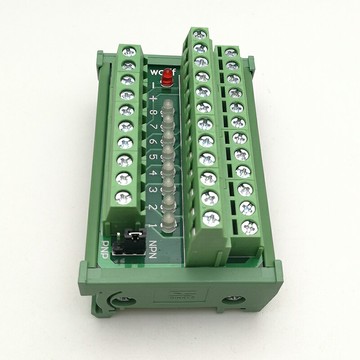 DI-8CH 傳感器PLC輸入端子臺可接8通道2線或3線傳感器信號