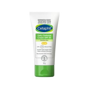 Cetaphil 舒特膚 輕透物理低敏防曬霜SPF50 PA++++ (50ml/條)