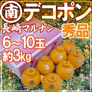 長崎産 ”マルナンデコポン” 秀品 6～10玉 約3kg 送料無料