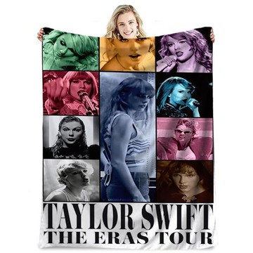 Taylor歌手法蘭絨毛毯霉霉禮物毯空調毯午睡毯亞馬遜蓋毯毯泰勒