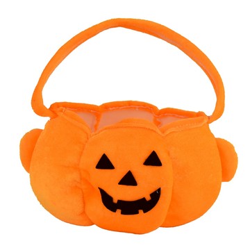 卡通南瓜糖果提袋，萬聖節/提袋/佈置/裝飾/擺飾/會場佈置/表演/交換禮物/糖果袋/南瓜袋/武器，X射線【W439032】